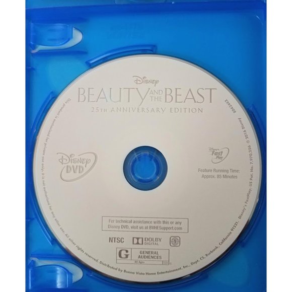 Beauty and the Beast: 25th Anniversary Edition - Blu-Ray + DVD + Digital HD - Picture 4 of 5